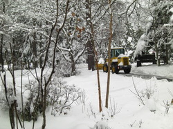 除雪車始動